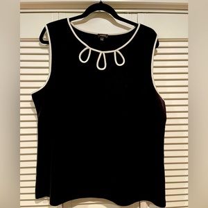 Talbots XL ponte knit shell.